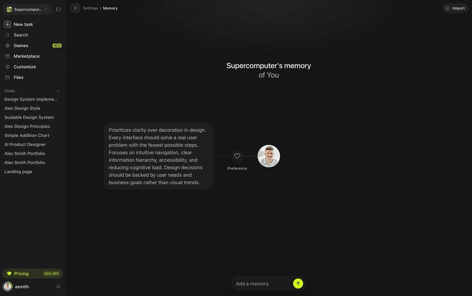 Higgsfield: “Supercomputer’s memory of You”