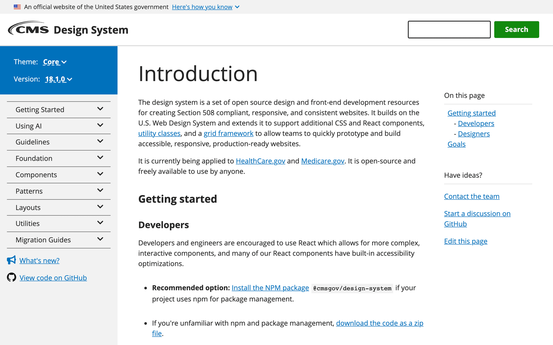 CMS Design System