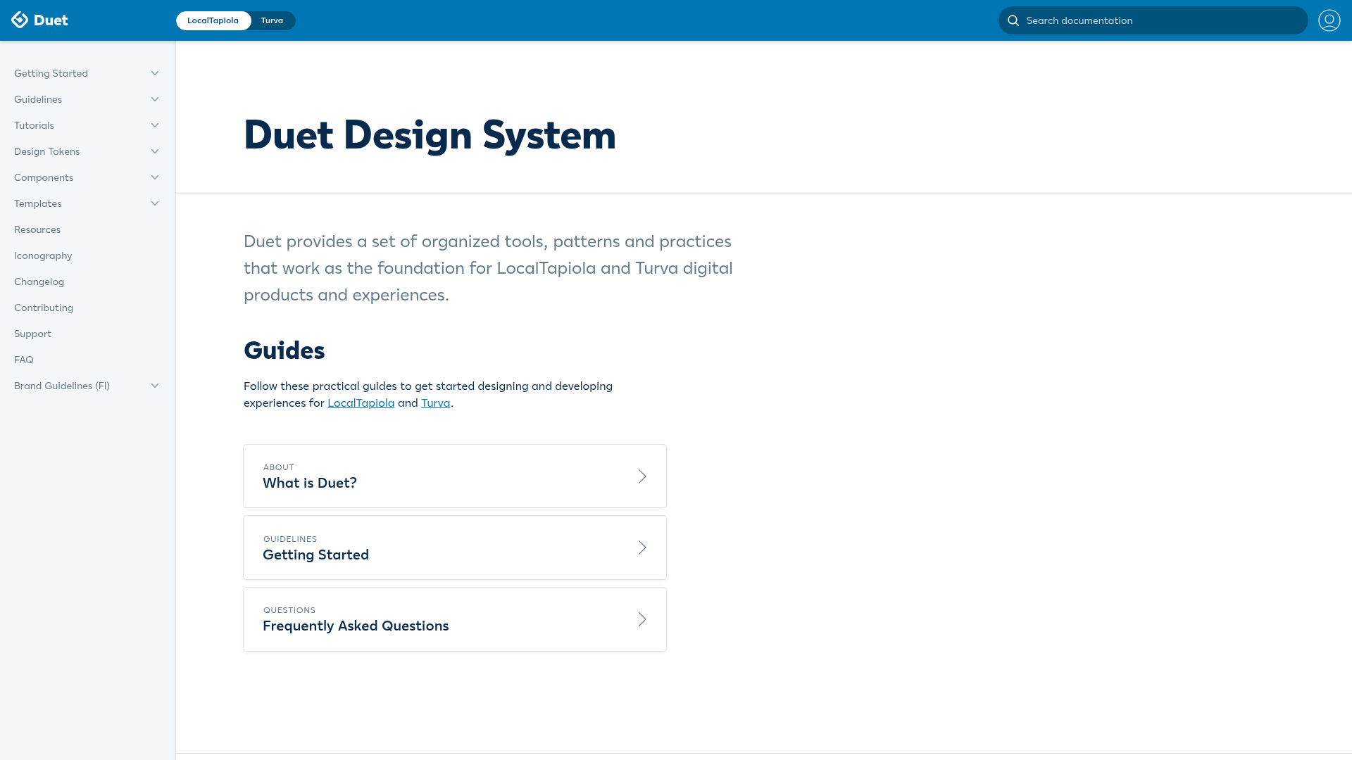 Duet Design System