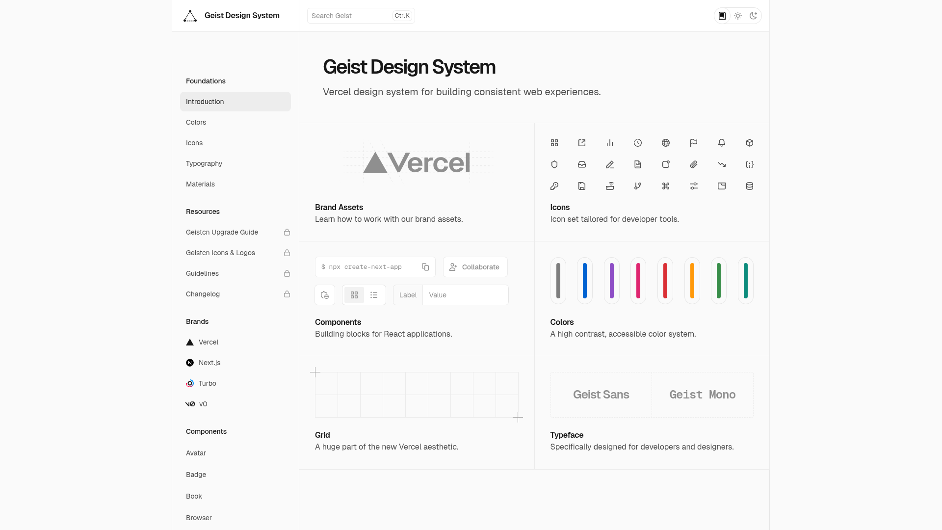 Geist Design System