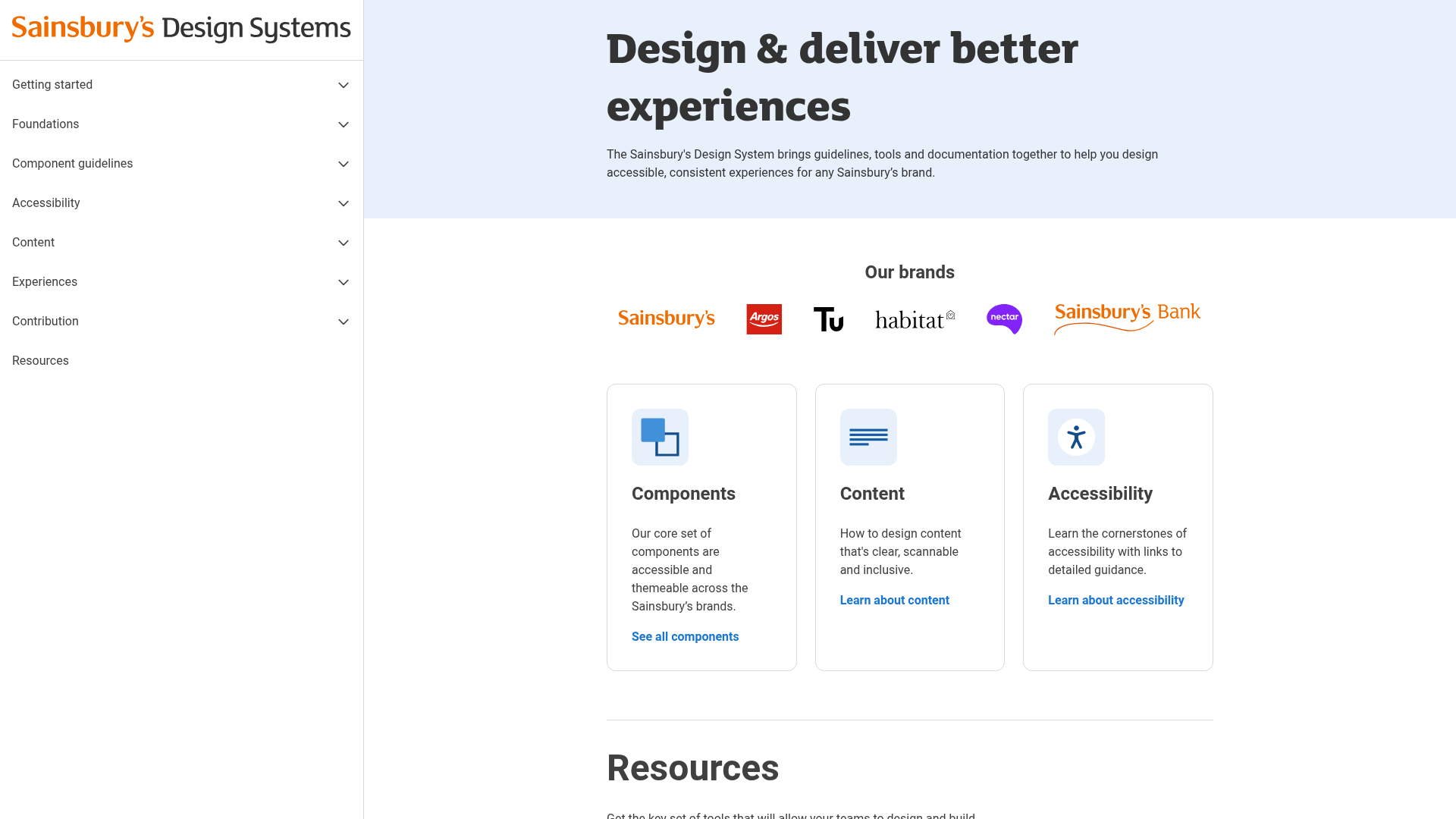 Sainsbury's Design System