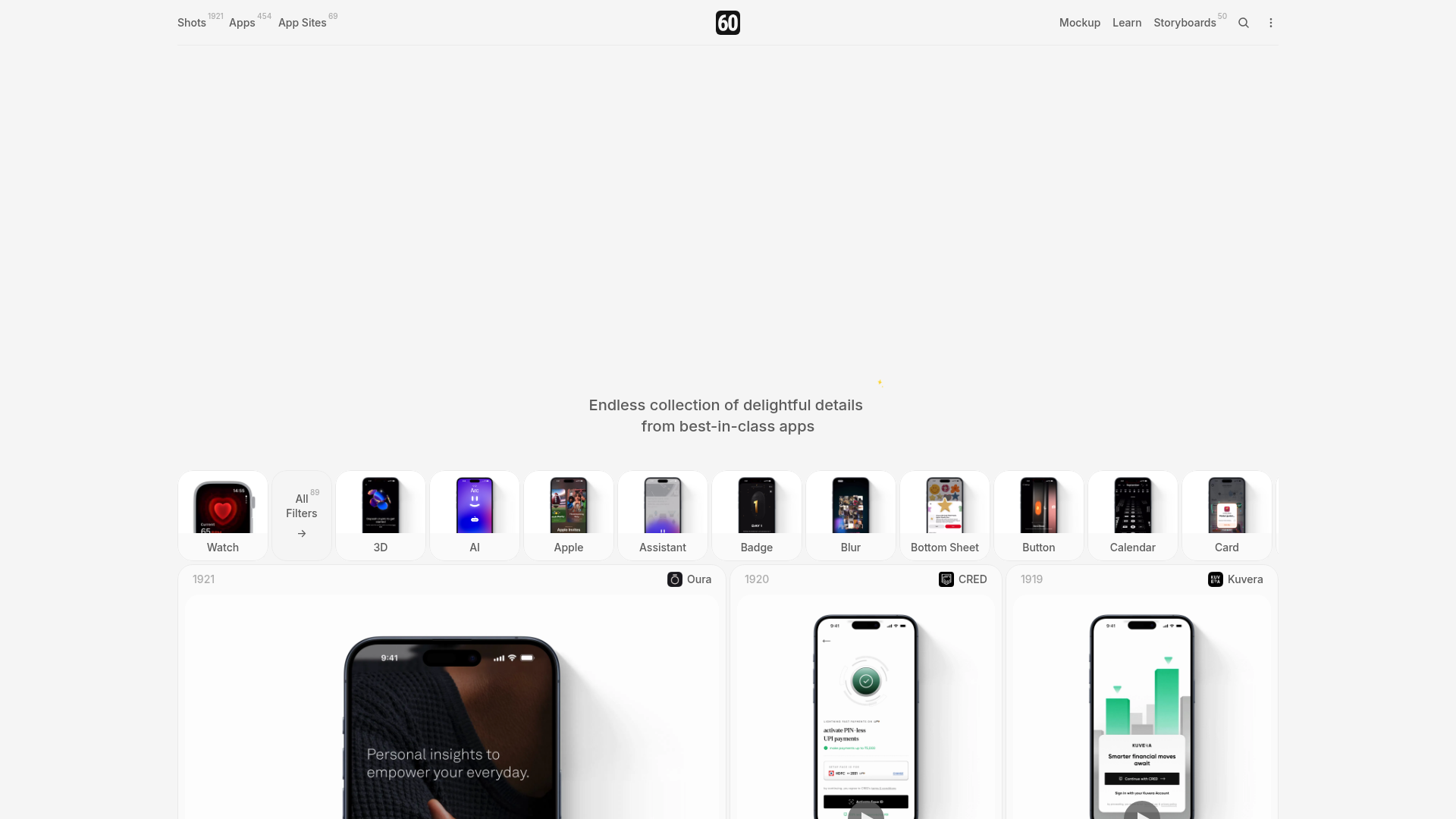 60fps Design — motion design references and examples